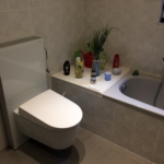 Geberit-Dusch-WC mit Monolith - Vorwandelement